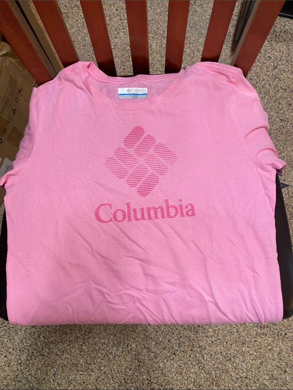 NWT Columbia Youth Mission Lake SS Graphic T-Shirt- Wild Rose